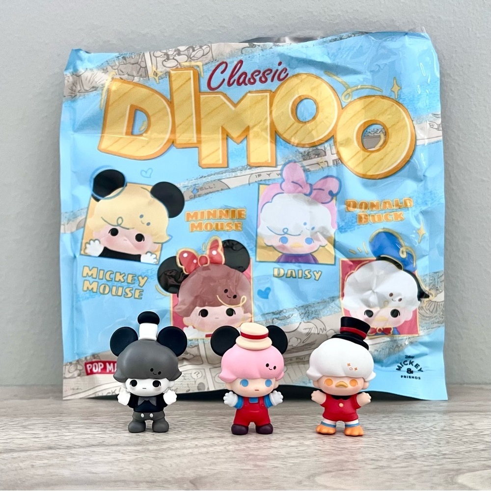 Pop Mart Pop Bean DIMOO WorldxDisney Classic Mini Figure - Mickey|Mickey|Scrooge